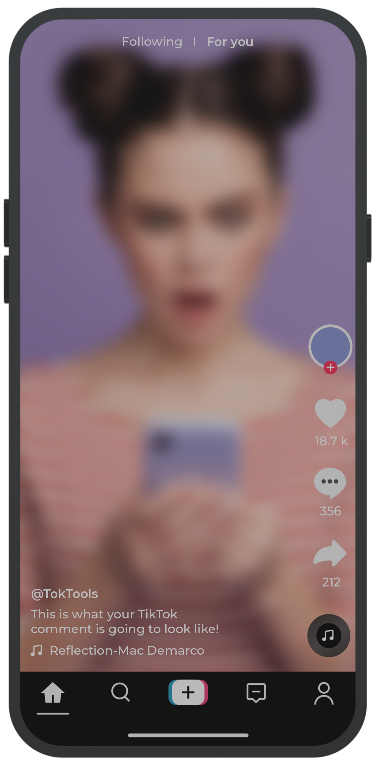 TikTok Mobile Frame